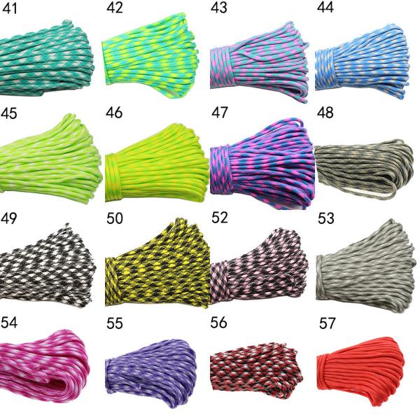 Colorful Orange Nylon Rope ISO9001 Double Braided Polyester Rope