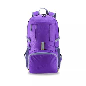 Red BSCI Foldable Hiking Backpack 35L Mountain Equipment Rucksack Waterproof