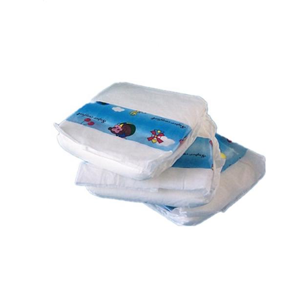 Plain Woven Nonwoven Fabric Disposable Baby Diapers With 3D Leak Prevention