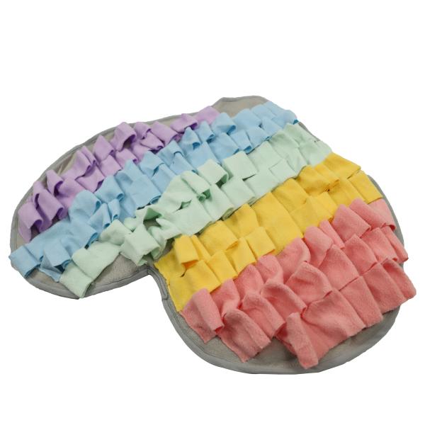 Heart Shaped Pet Sniffing Mat For Lick Mat Training Skills For Large Dogs Older Cats