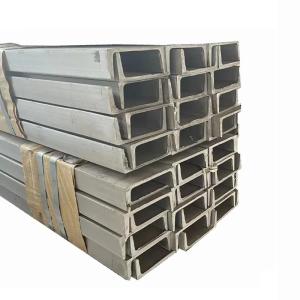 Hot Rolled Stainless Steel U Channel 50 X 37 X 4.5 Not Perforated Structure