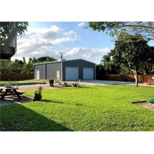 Quality Long Span Steel Frame Storage Buildings With Aluminum / PVC Sliding Window for sale