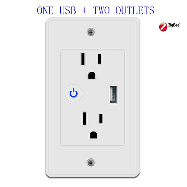 Smart Plug Socket Us Dedicated Smart In-wall Outlet Oem Support Amazon Google