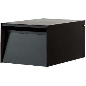 All-Season Matte Black Townhouse Outside Mailboxes with Practicality and