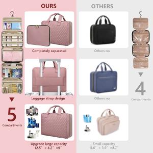 High Quality top sales bags completely detachable independent toiletry bags