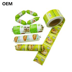 Sausage Plastic Casings Custom Wholesale Flexography Printing Color Plastic