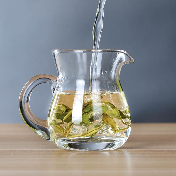 Buy 4oz Handmade 120ml Small Glass Pitcher With Handle at wholesale prices