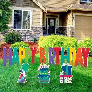 Celebrate Uniquely and Memorable with Personalized PP Yard Card Yard Signs for