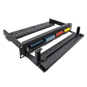 Removable 1U MPO MTP Rack Mount Patch Panel Cabinet Dismountable ODF Fibre Panel