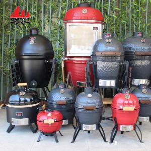 Auplex Kimstone Kamado Style Ceramic Smoker Bbq Grill 13 Inch Charcoal Bbq Grill