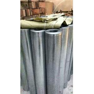 0.5mm thickness Stainless Steel / Galvanized Coil Perforated Metal Mesh