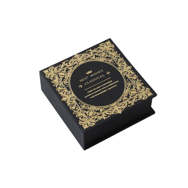 Luxury Environmentally Friendly UV-coated Rigid Cardboard Magnetic Closure Gift Box With Logo for Chocolate Brand Packaging