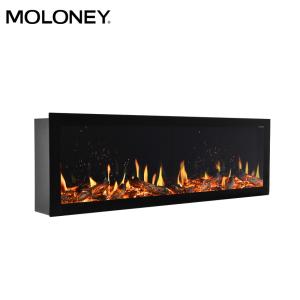 1900mm Flush Mount Electric Fireplace Digital Screen 750-1500Watts