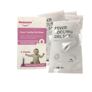 China Blue Medical Cartoon Baby Care Fever Gel Cooling Sheet on sale