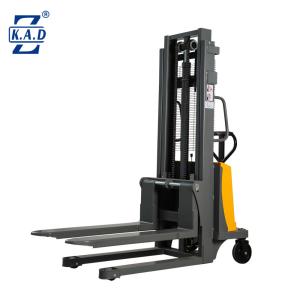 1500Kg 2000Kg 2t Semi Electric Stacker Manual Lift Height 3000mm