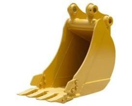 Q355B Komatsu PC100 Excavator Trench Bucket 0.65cbm Capacity