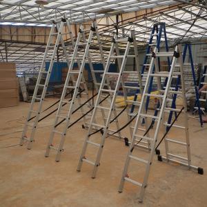 Mutifunctional Aluminum Step Ladder Extention Combination Aluminum Ladder
