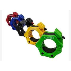 Olympic Barbell Collar - Pair Of 2" Inch Pro ABS Locking - Set Of 2 Black Clamps