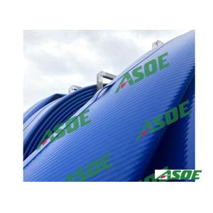 Quality NSF61 Synthetic ID 204mm 18bar Blue Lay Flat Drain Hose for sale