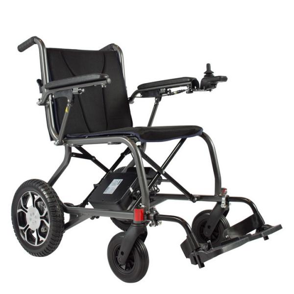 Buy Disabled Aluminium Alloy Lightweight Power Wheelchair 6km/H at wholesale prices