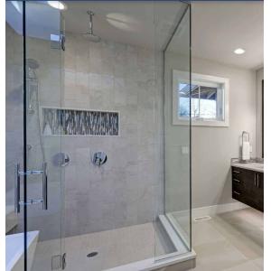 Bathroom with 8mm Glass Thickness Shower Room and All-in-One Design