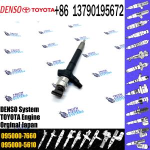 Common Rail Fuel Injector 23670-0R190 Diesel Fuel Injector 095000-7660 Original