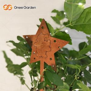 CE Large Art Craft Corten Steel metal Rusty Garden Ornaments Customizable Size