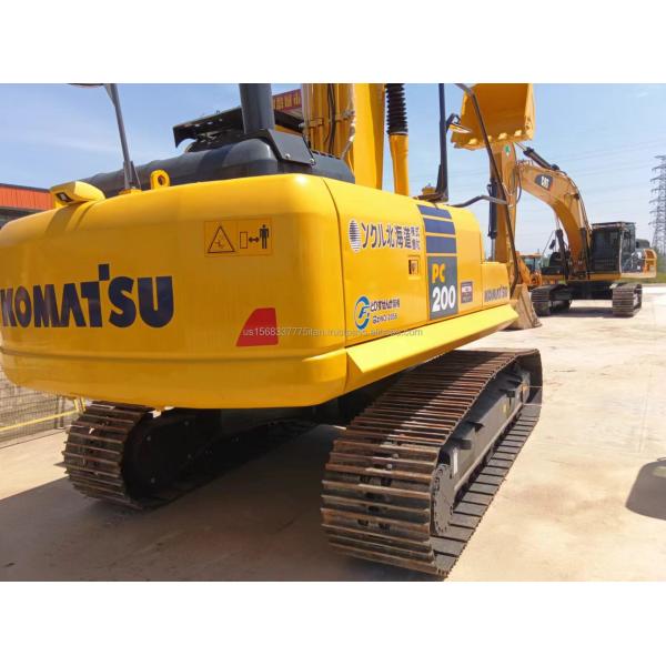 20 Ton Hydraulic Excavator Komatsu PC200 for Middle Crawler Earth Moving Construction