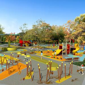 Professional Attractive outdoor playground design themed park equipment supplier
