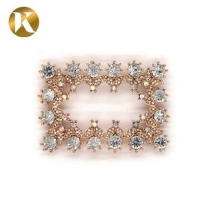 China Charm Women'S Metal Shoe Buckle Accessory 70*45mm Size Vintage Style on sale