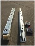 Bottom Mounted Undermount Soft Close Drawer Slides Auto Closing