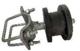 5327g Nylon Cantilever Gate Rollers With Bracket Chain Link Fence Gate Wheels