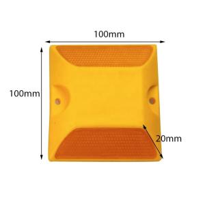 Double Side PMMA Reflectors Solar Road Stud for Roadway Safety and Traffic