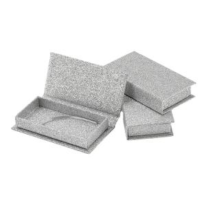 Custom Order Accepted Glitter False Eyelash Packaging Lash Box in CMYK Pantone