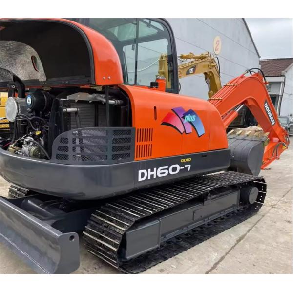 Refurbished Doosan Hydraulic Excavator DH60-7 Max Digging Height 9660mm