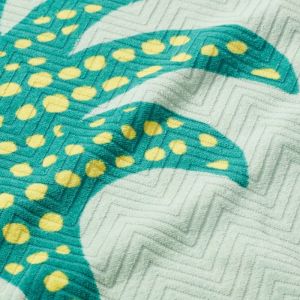 Luxury Travel Beach Towel with 100% Cotton Soft Reversible Design and Velour