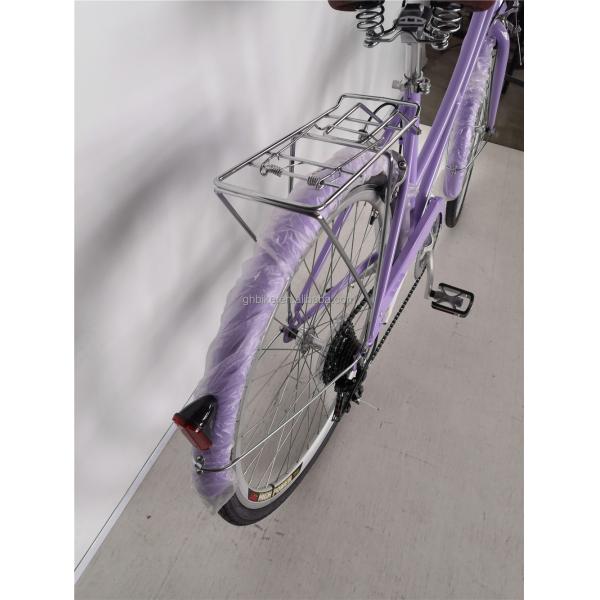 KMC Chain 26inch Europe OEM CE Shimano 7 Speeds Women Lady City Bicycle 1.8m Length