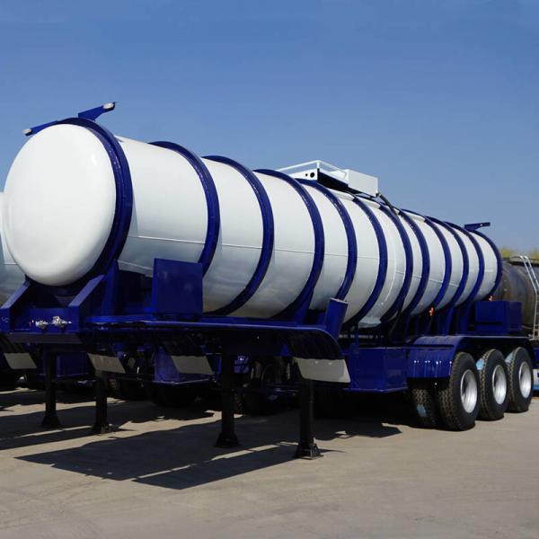 Buy 20000L Transportation Hydrochloric Sulphuric Acid Tanker Trailer at wholesale prices