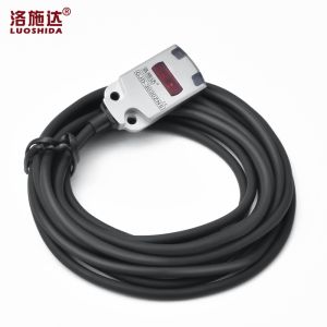 China Mini Diffuse Photoelectric Sensor Ultra-Small Stable Detection Thin Size Red Light Side PNP/NPN Output on sale