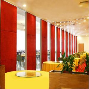 Banquet Hall Acoustic Folding Wooden Partition Wall with Aluminum Track