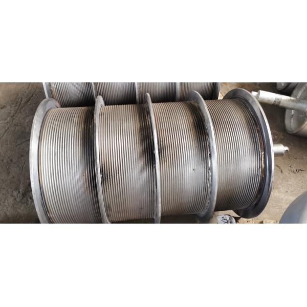 Slowly Speed Grooved Winch Drum For Manned Elevator Carry People For Window