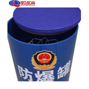 Impact-resistant Bomb Basket - Bomb Disposal EOD Equipment with Four Casters for