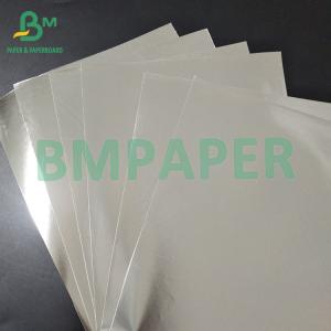 70gsm 763mm Printability Silvery Wet Strength Aluminized Beer Label Holographic