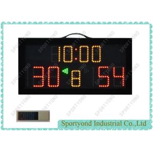 LED Protable Handball Scoreboard Display With IR Controller and Time Display