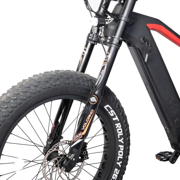 Disc Brake 48v 750w Carbon Fiber Enduro Ebike Frame for Sur Ron Fat Bike at 45km/h Speed