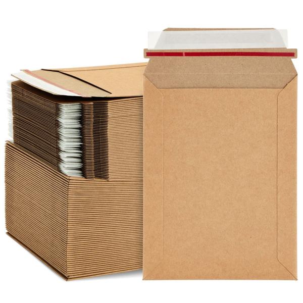 Quality Custom Printed Cardboard Envelope Mailer Biodegradable Cardboard Shipping Envelope for sale