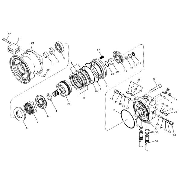 SA8230-04360 SA823004360 Shoe Plate Excavator Spare Parts For EC160C EC170D