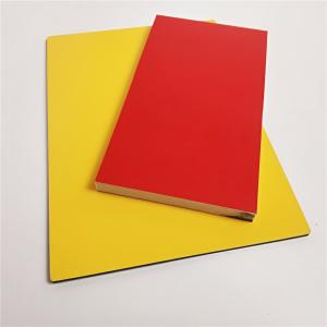 Fireproof Wood Grain Aluminium Composite Panel , Aluminium Advertising Boards​