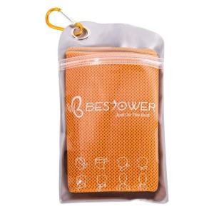 Summer Custom Instant Cooling Refreshing Sports Ice Cool Towel With Silicone