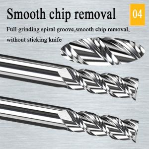 1mm Carbide End Mill HRC55 for Aluminum CNC Milling